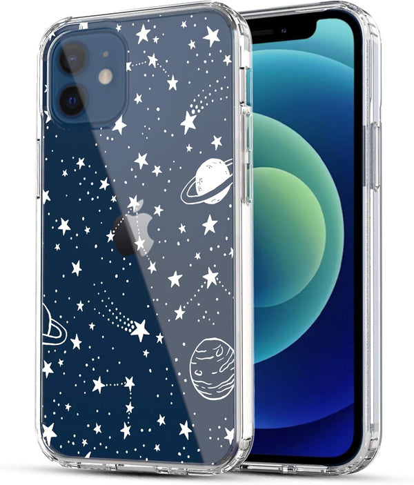 RANZ Compatible with iPhone 12 Mini 5G Case, Anti-Scratch Shockproof Clear Hard PC+ TPU Bumper Cover