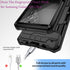 Samsung Galaxy S23 Ultra Case Black, Metal Hard Armor for Galaxy S23Ultra 5G, Built-in Screen Lens Protection, Military