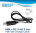 5V 12V HQRP USB to DC Step-Up Module Converter Cable Compatible with Household Electronics, Mobley Device, Portable DVD