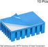 uxcell 30x20x10mm Black Thermal Self Adhesive Aluminum Heatsink Electronic Radiators, 10 Pcs