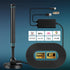 Misswowo Indoor & Outdoor TV Antenna for Smart TV, Full Aluminum Alloy Body, May Help Receive More Local Channels