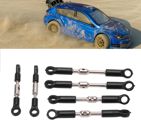 Set 144001 144002 124018 124019 124017 124016 Set, plplaaoo RC Tie Link Rods for WLtoys Remote Control Car Upgrade
