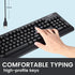 Perixx PERIBOARD-517 Wired Washable USB Keyboard, Certified IP 65 Level, Black, US English Layout