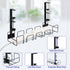 OneLeaf 2 Pack Under Desk Cable Management Tray, No Drill Wire Management Rack for Desk, Under Desk Organizer for Cords