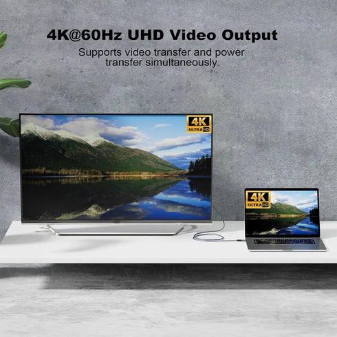 20Gbps USB C 3.2 Extension Cable, Type-C Male to Female Extender for Ultra HD 4K@60Hz 240W Charging