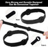 150PCS Reusable Cable Ties - Multi-Purpose Hook & Loop Cable Straps 4+6+8+10inch, Adjustable Fastening Cord Organizer,