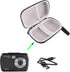 WERJIA Hard Carrying Case for Polaroid IS048 Waterproof Digital Camera (Black)