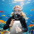 Suptig High Power Dimmable Waterproof LED Diving Light, 147ft for Gopro Hero 13/12/11/10/9/8/7/6/5/4/3+ Action Cam