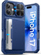 ATATOO for iPhone 17 Wallet Case, Built-in Card Holder (Store 3-5 Cards) &
