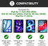 TQQ for iPad Air 11-inch (M2) 2024/iPad Air 5th/4th Generation Case with Keyboard, Rechargeable Bluetooth Keyboard,