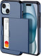 2024 NEW iPhone 15 Plus Case with Card Holder - Wireless Charging Compatible Wallet Case with Hidden Slot for Men and