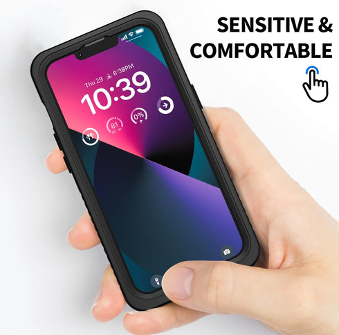 BEASTEK iPhone 13 Waterproof Case, FSN Series Full Body Protection Heavy Duty Shockproof Cover with Screen Protector