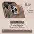 QLTYPRI 12/iPhone 12 Compatible with iPhone Pro Case, Cute Wave Water Ripple Pattern Case for Girls Women, Slim Satin
