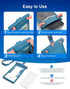wellhouse Waterproof Phone Pouch, Case for iPhone 15 14 13 12 Pro Max XS Samsung, IPX8 Cellphone Dry Bag, Blue