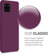 kwmobile Case Compatible with Samsung Galaxy A42 5G - Soft Slim Protective TPU Silicone Cover - Bordeaux