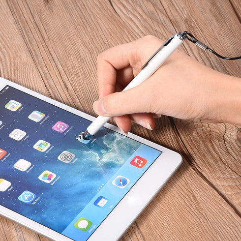 Stylus Pen with Tethers, Universal Capacitive Touch Pen Replacement for Mobile Phones and Tablets