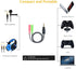 MillSO Headset Adapter, 3.3 Feet 3.5mm Mic and Audio Headphone Splitter for Dual-plug Headset to PS4, Xbox One