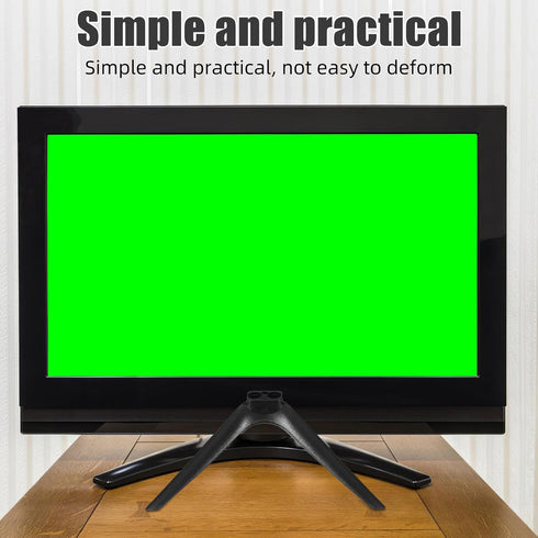 GETAJGHSD 15mm Television Stand Base with No-Drill Design, Dual-Hole Plastic Pedestal Support, Stable Tv Mount Holder