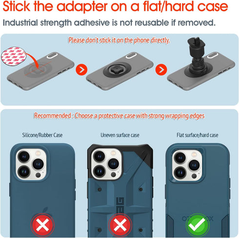 sincetop Car Vent Phone Mount with Vent Lock Hook, Quick Mount & Release Holder for iPhone and Android