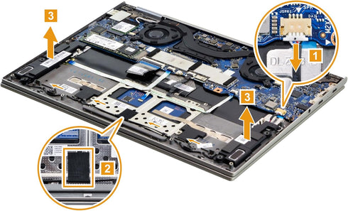 Deal4GO Internal Speaker assembly PK23000XH10 5SB0Q58520 replacement for Lenovo Yoga 730-13 730-13IKB 730-13IWL