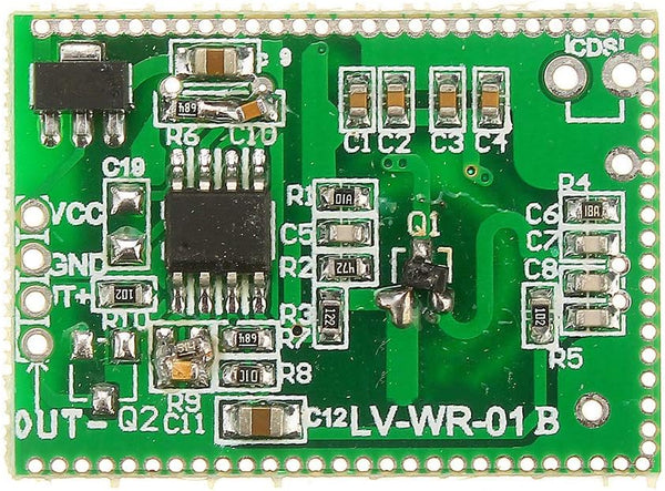 Taidacent Microwave Radar Sensor Module Human Induction Module Smart Sensor Detector LV-WR-01B