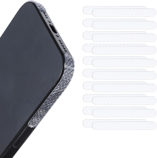Ajcotahm 20 PCS Cell Phone Grip Tape, Non Slip Side Sticker Adhesive Grippy