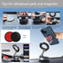 ILKCC 2025 360 Vacuum Suction Magnetic Phone Holder, Upgraded Vacuum Suction Cup Mount for Magsafe, Adjustable Foldable
