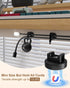 15 Supplies(85 22mm) PCS Magnetic Zip Tie Mounts, Black Magnetic Wire Holder Multipurpose & Releasable Nylon Cable Ties