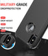 Diverbox Heavy Duty Protection Case for iPhone X/Xs, Shockproof with Tempered Glass Screen Protector, Black