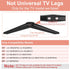 LC-40Q3070U, LC-43LB481U, LC-50Q7030U, LC-60Q7370U, LC-65P6000U TV Legs for Sharp TV Stand Base for Sharp Not Universal