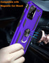 LUMARKE Case for Galaxy A51 5G with Screen Protector - Military Grade Protective Phone Cover with Magnetic Ring