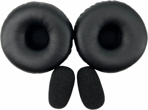 Telex Airman 850 Headphone Replacement Ear Cushions - Soft Protein Leather Ear Pads for Aviation Headsets.
