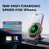 for MagSafe Car Mount Charger - 15W Fast Charging Magnetic Wireless Charger for iPhone 15 Pro Max Plus, Red