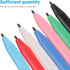 Homoyoyo 7pcs Colorful Drawing Stylus with Tether, Replacement Pen for LCD Writing Tablet, Drawing Board, Doodle Pad