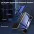 Magnetic Galaxy Z Fold 5 5G Case - Lightweight, Slim Fit Drop Protection, Shockproof Cover, Blue