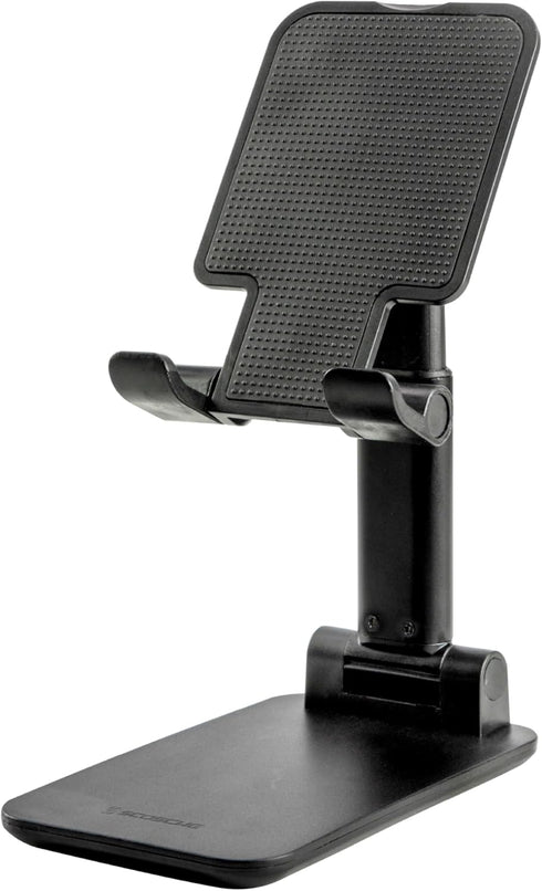 Scosche SUFMPS-SP Universal Cell Phone Stand and Holder with Non-Slip Cradle, Foldable, Adjustable