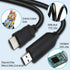 USB3.0 to HDMI Converter Cable 1.5M with Chip, 1080P Full HD USB2.0/3.0 Audio Video Adapter Male to Male for HDTV,