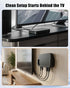 JVWKPU 4K, Set, Wall Mount Fit for Philips Hue Play HDMI Sync Box Box Bracket with Screw Space-Saving Wall Mount Holder