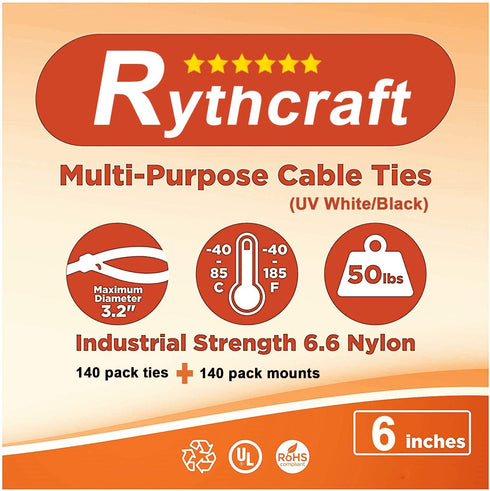 140 Pack 3/4" Zip Tie Adhesive Mounts, Self Adhesive Cable Base Holders with Multi-Purpose Clips