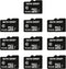 INLAND Micro Center 32GB Class 10 MicroSDHC Flash Memory Card, 10 Pack with Adapter for Mobile Devices