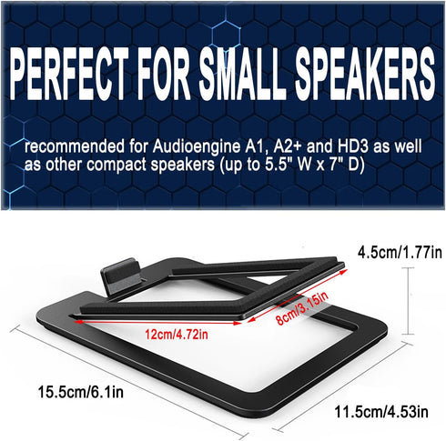 Generic Desktop Sound Stand Base Carbon Steel Material Shock Absorption and Improved Sound Quality Speaker Bracket