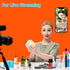 LYLYCTY 5X7 Orange Backdrop for Photoshoot, Professional Photo Backdrop Background Curtain for Product
