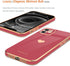 Teageo Cute Love-Heart Luxury Bling Phone Case for iPhone 12, Soft Back Cover with Raised Full Camera Protection