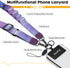 Icycay Phone Lanyard Crossbody, Starry Sky Cell Phone Strap for Around The Neck Adjustable, Anti Theft Cute Lanyard