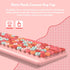 Keyboard Mouse Combos, 86 Keys Retro Typewriter Flexible Keyboard, 2.4G USB Mouse 1200DPI, Round Keycap Design