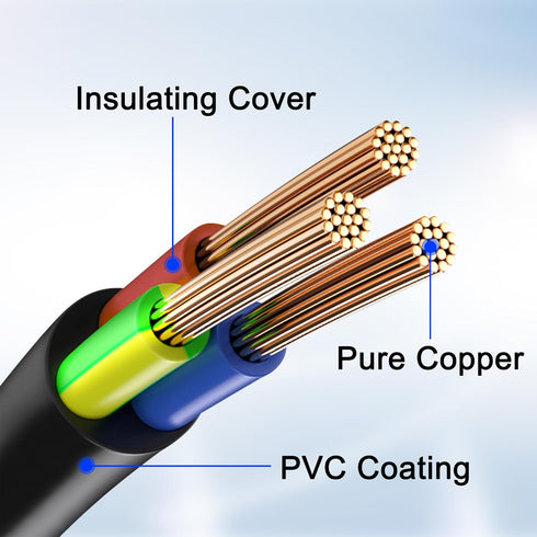 XMSJSIY 3-Prong NEMA 5-15R to PowerCon Power Cable Cord, 15A 125V, 3 Pin PowerCon Output Male Connector to NEMA 5-15R