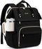 LOVEVOOK Laptop Backpack for Women with Giant Tumbler Holder Pocket,15.6 inch Waterproof