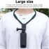 TELESIN SE Neck Mount Necklace with Phone Holder, POV Selfie Video Vlog Lanyard Strap for GoPro 12 11 10 9 8