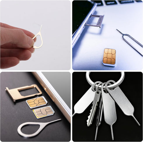 Gallipower 16pcs SIM Card Removal Tool Kit,SIM Ejector Tool,Phone Card Tray Opener Pin,Standard Key for Most Cell