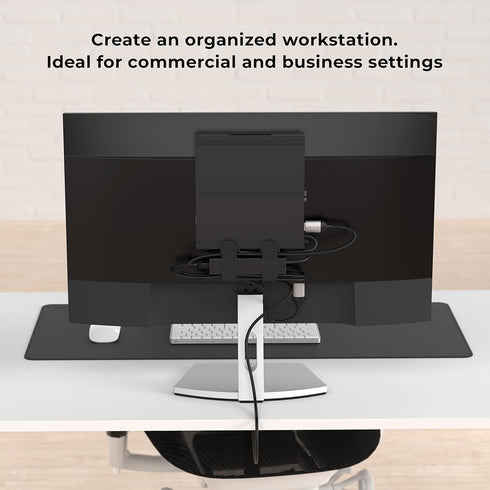 HumanCentric Mount for Dell OptiPlex Micro Form Factor Case, VESA, Under Desk and Wall Mount Compatible